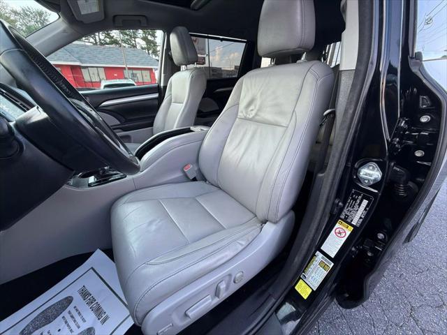 used 2017 Toyota Highlander car, priced at $19,999