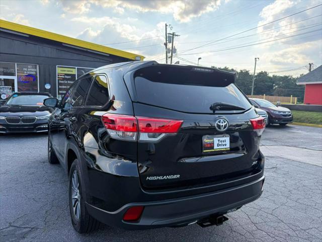 used 2017 Toyota Highlander car, priced at $19,999