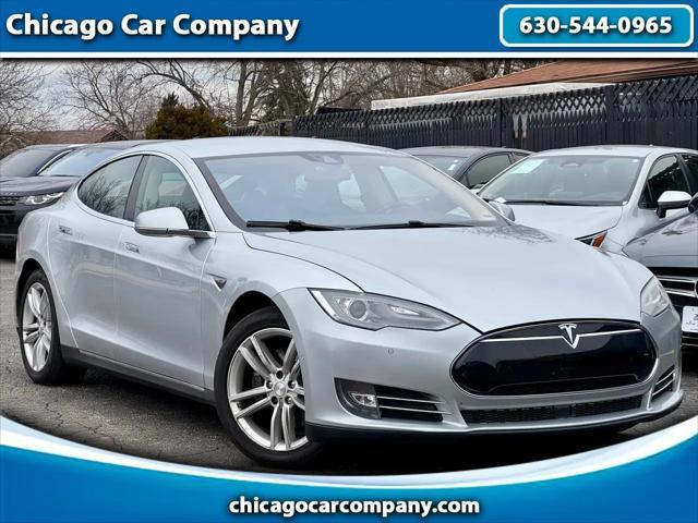 used 2014 Tesla Model S car, priced at $9,500