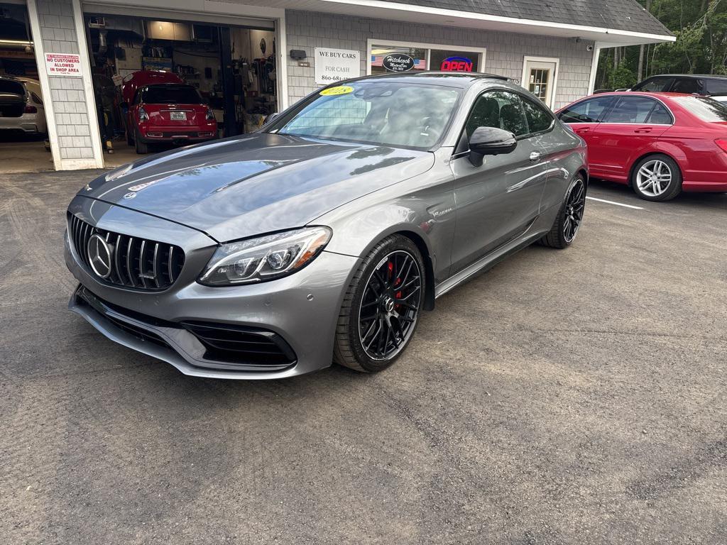 used 2018 Mercedes-Benz AMG C 63 car, priced at $37,496