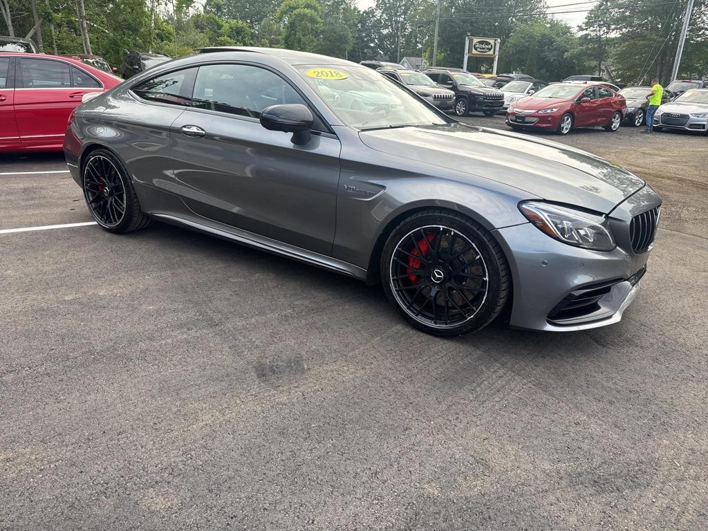 used 2018 Mercedes-Benz AMG C 63 car, priced at $37,496