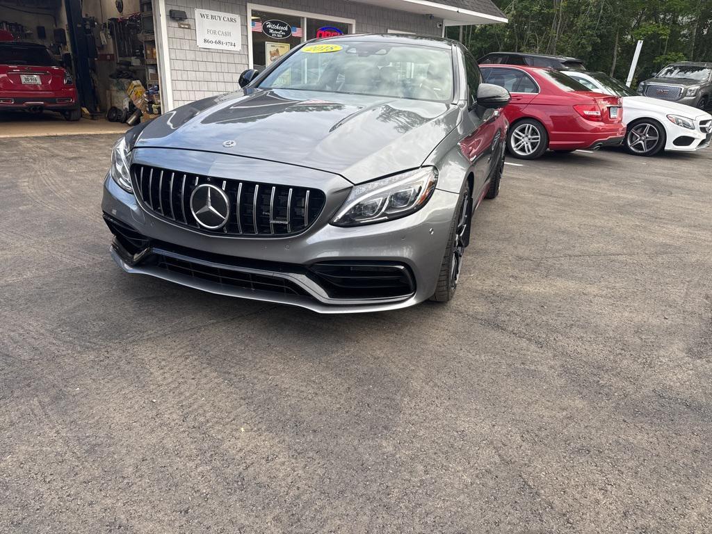 used 2018 Mercedes-Benz AMG C 63 car, priced at $37,496