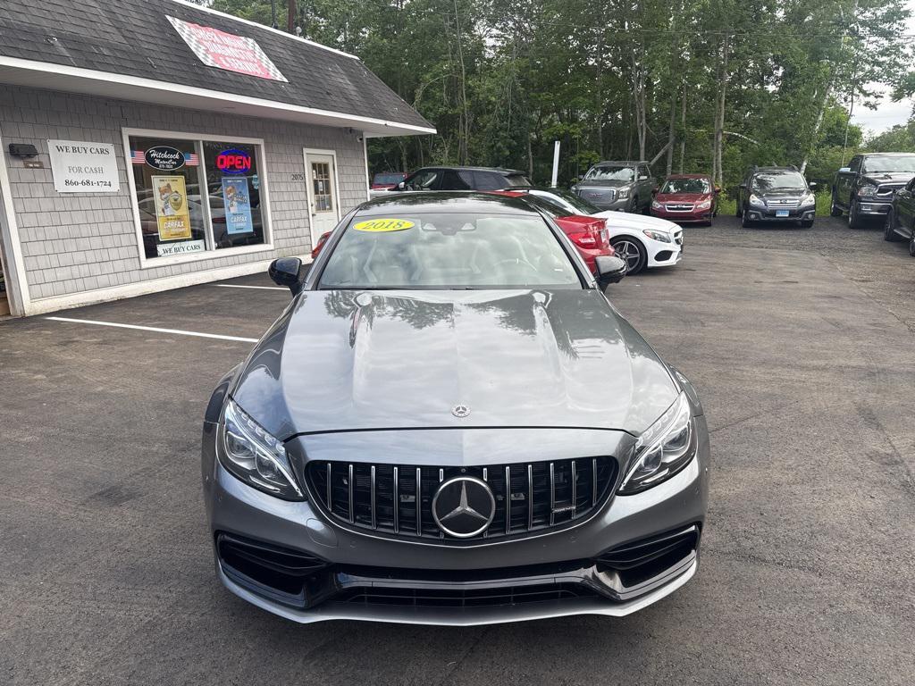 used 2018 Mercedes-Benz AMG C 63 car, priced at $37,496