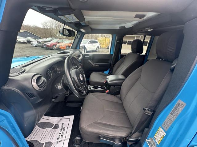 used 2017 Jeep Wrangler Unlimited car, priced at $17,436
