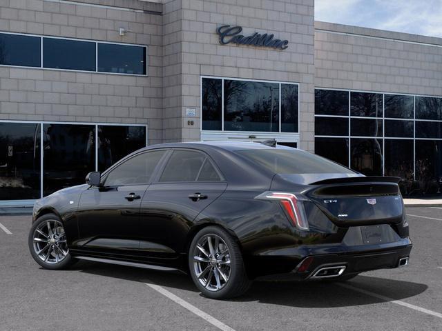 new 2025 Cadillac CT4 car, priced at $46,140