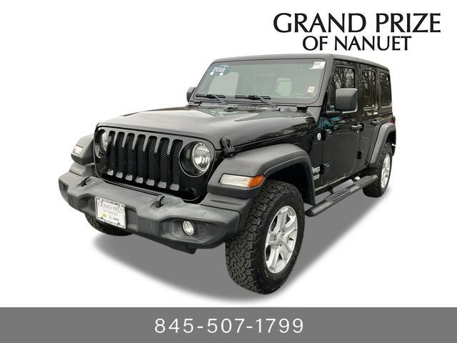 used 2018 Jeep Wrangler Unlimited car, priced at $24,794