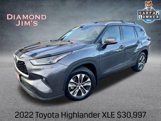 used 2022 Toyota Highlander car, priced at $30,997