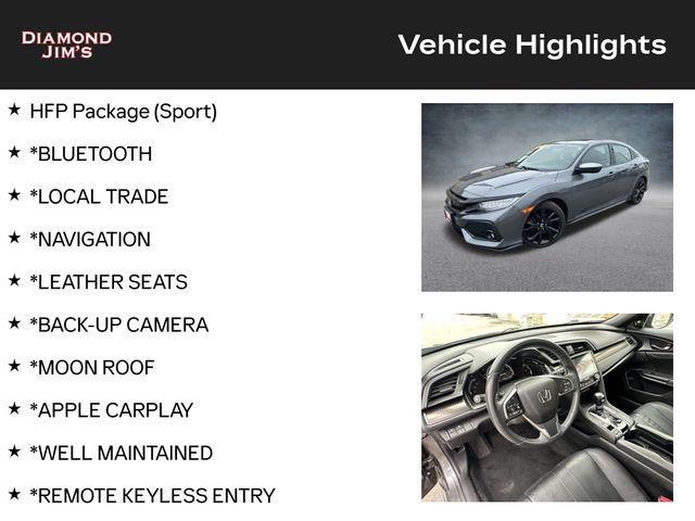 used 2018 Honda Civic car, priced at $15,000