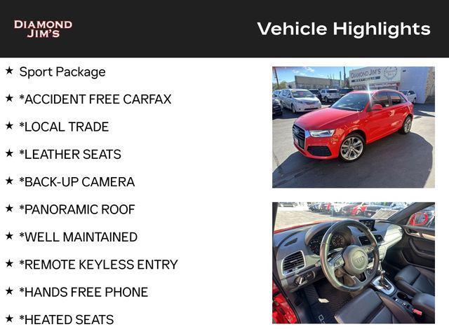 used 2018 Audi Q3 car, priced at $12,997