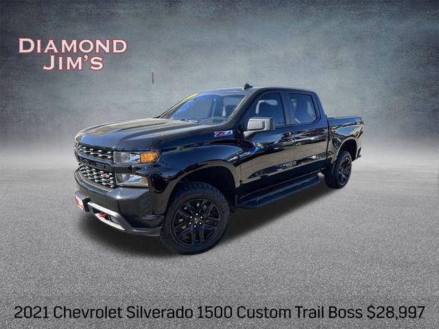 used 2021 Chevrolet Silverado 1500 car, priced at $28,997