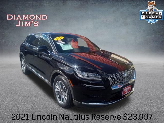 used 2021 Lincoln Nautilus car, priced at $23,997