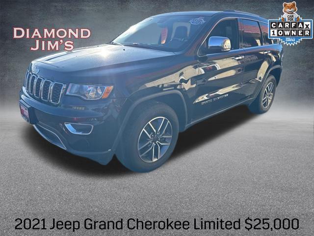 used 2021 Jeep Grand Cherokee car, priced at $25,000