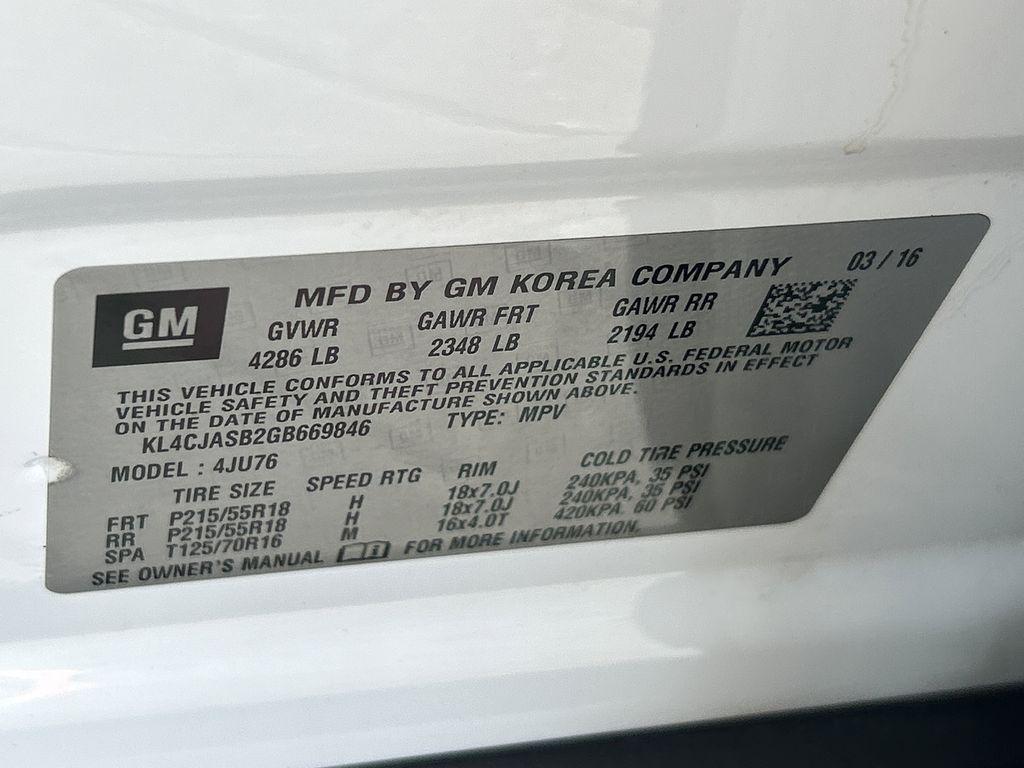 used 2016 Buick Encore car, priced at $12,688