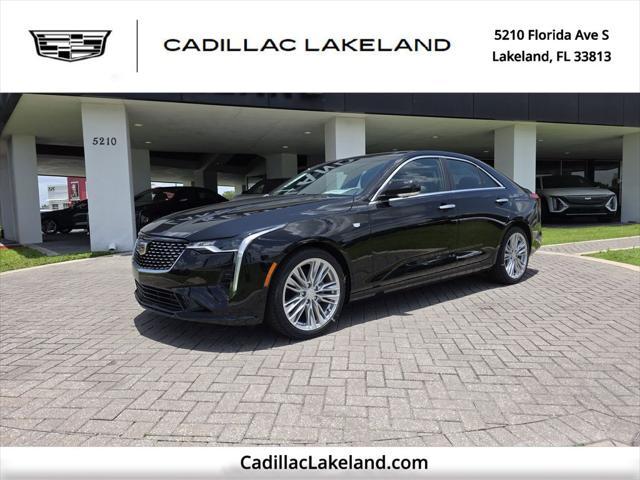 new 2025 Cadillac CT4 car, priced at $45,555