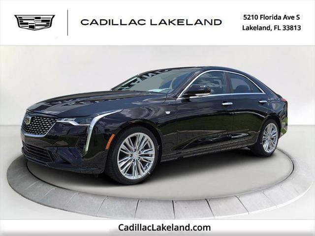 new 2025 Cadillac CT4 car, priced at $45,555