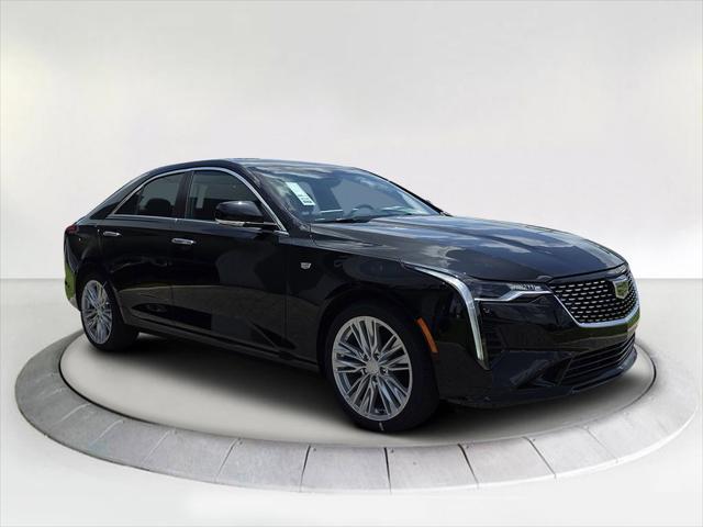 new 2025 Cadillac CT4 car, priced at $45,555