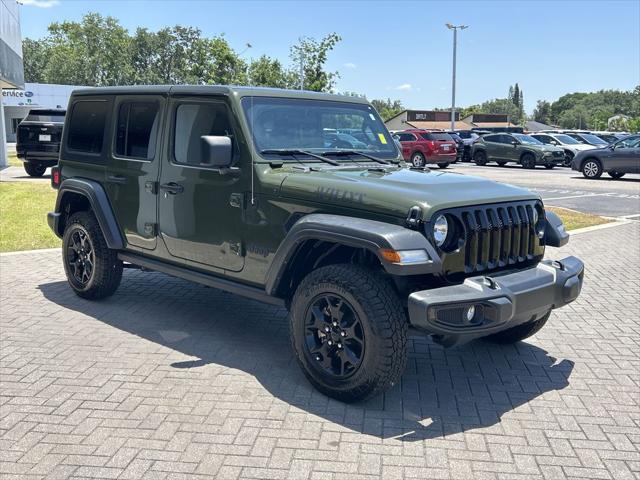 used 2022 Jeep Wrangler Unlimited car, priced at $27,777