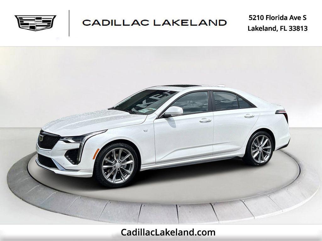 new 2025 Cadillac CT4 car, priced at $52,480