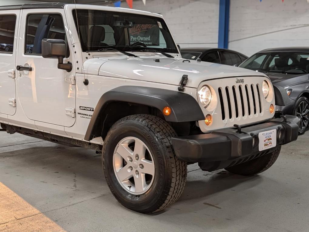 used 2018 Jeep Wrangler JK Unlimited car, priced at $16,995
