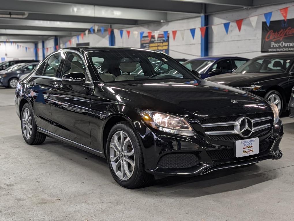 used 2018 Mercedes-Benz C-Class car, priced at $18,895