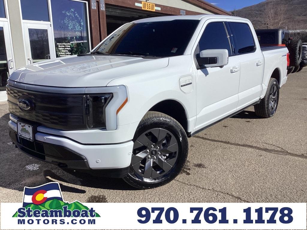 used 2023 Ford F-150 Lightning car, priced at $56,489