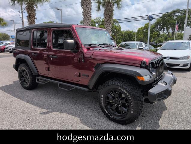 used 2021 Jeep Wrangler Unlimited car, priced at $29,750