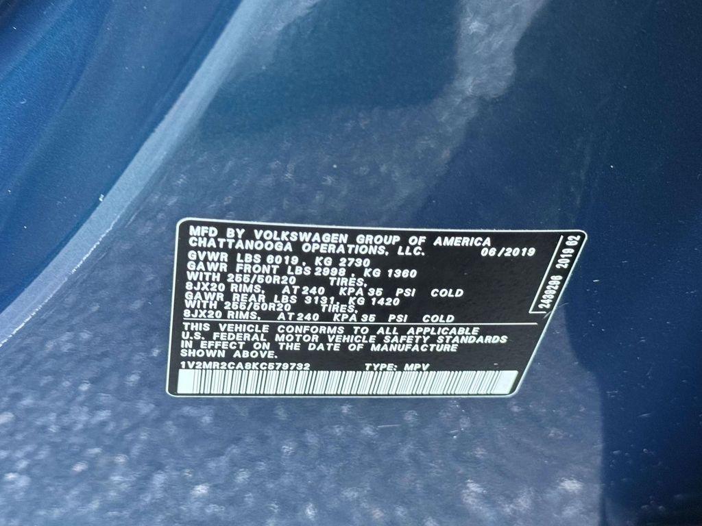 used 2019 Volkswagen Atlas car, priced at $21,775