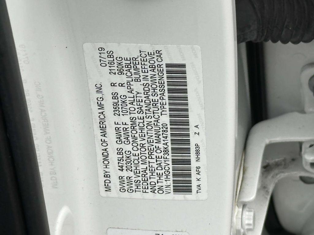 used 2019 Honda Accord car, priced at $22,997