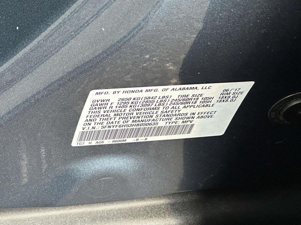 used 2017 Honda Pilot car, priced at $15,987