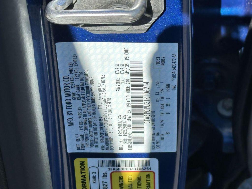 used 2018 Ford Fusion Energi car, priced at $11,489