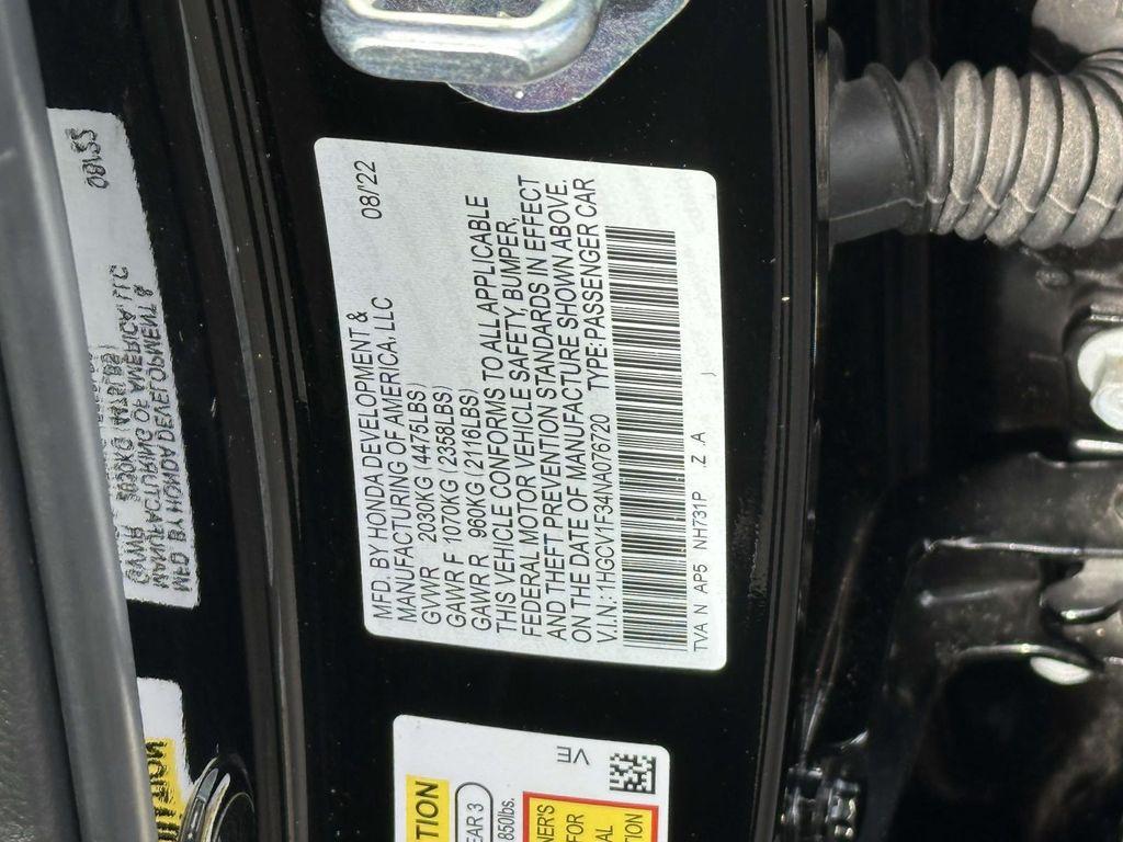 used 2022 Honda Accord car, priced at $23,998