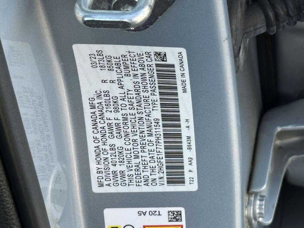 used 2023 Honda Civic car, priced at $22,899