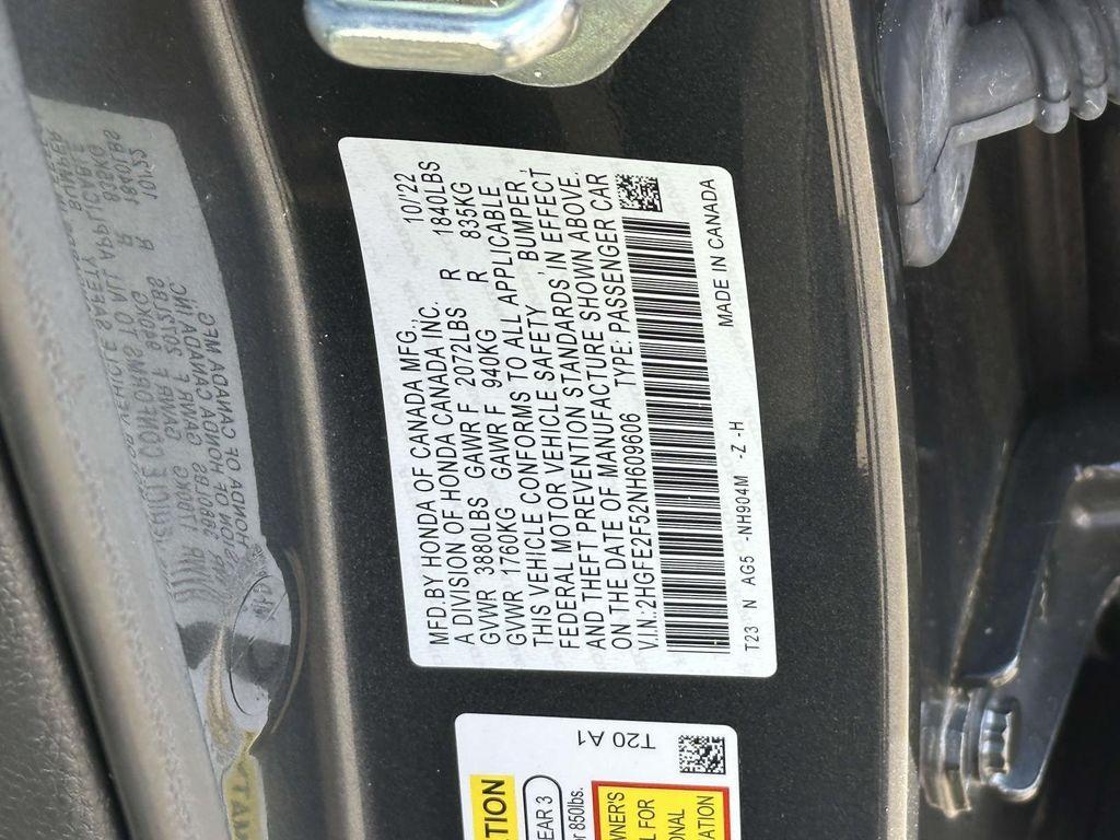 used 2022 Honda Civic car, priced at $22,987