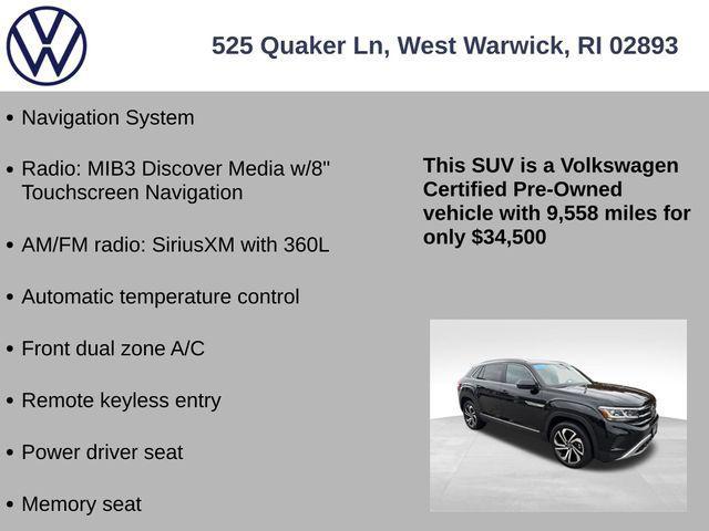 used 2023 Volkswagen Atlas Cross Sport car, priced at $34,500
