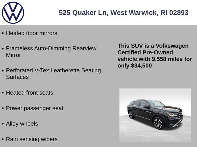 used 2023 Volkswagen Atlas Cross Sport car, priced at $34,500