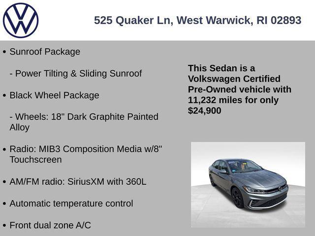 used 2025 Volkswagen Jetta car, priced at $24,900