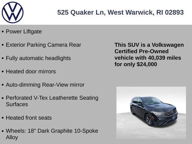 used 2022 Volkswagen Tiguan car, priced at $24,000