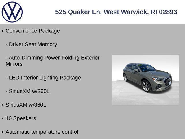 used 2023 Audi Q3 car, priced at $28,900