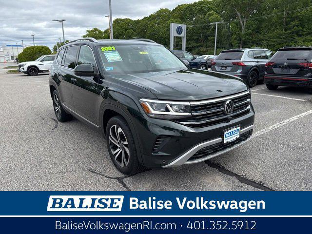 used 2021 Volkswagen Atlas car, priced at $31,000