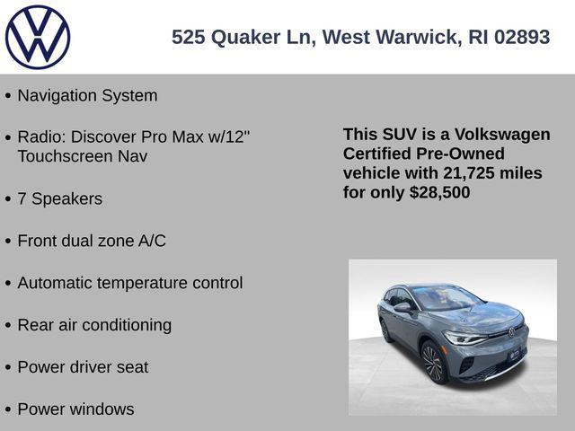 used 2023 Volkswagen ID.4 car, priced at $28,500