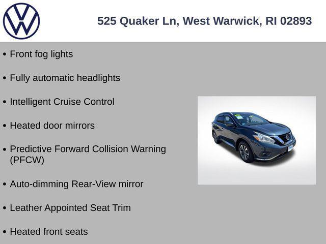 used 2016 Nissan Murano car, priced at $17,500