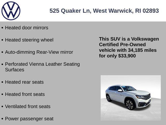 used 2023 Volkswagen Atlas Cross Sport car, priced at $33,900