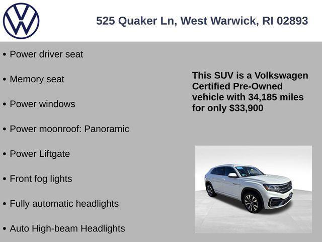 used 2023 Volkswagen Atlas Cross Sport car, priced at $33,900