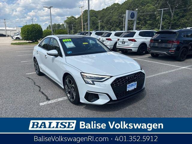used 2022 Audi A3 car, priced at $31,500