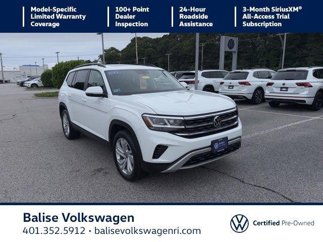 used 2021 Volkswagen Atlas car, priced at $29,000