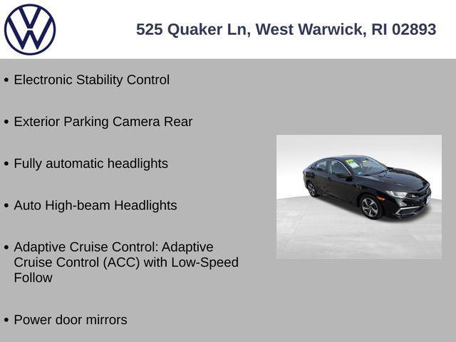 used 2020 Honda Civic car, priced at $18,500