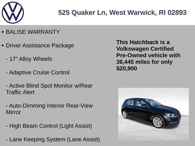 used 2019 Volkswagen Golf car, priced at $20,900