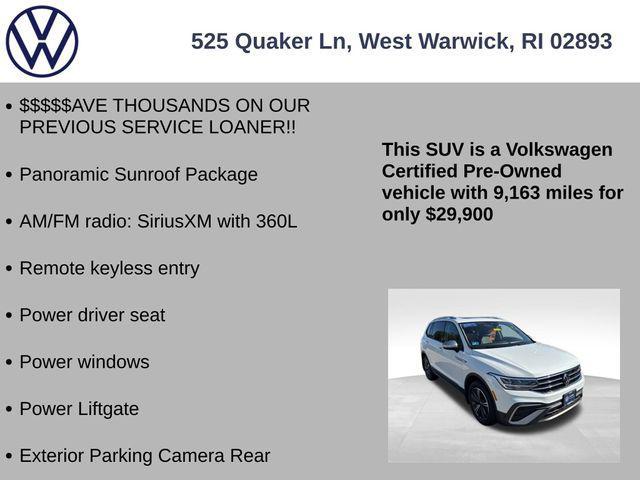 used 2024 Volkswagen Tiguan car, priced at $29,900