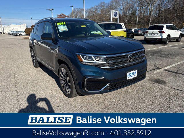 used 2021 Volkswagen Atlas car, priced at $33,500