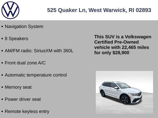 used 2022 Volkswagen Tiguan car, priced at $28,900